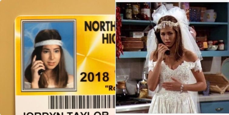 Школьники в Мичигане стали фотографироваться на пропуск в образе звёзд и героев мемов (20 фото)