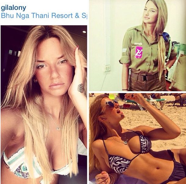 Очаровательные девушки в израильской армии (30 фото)