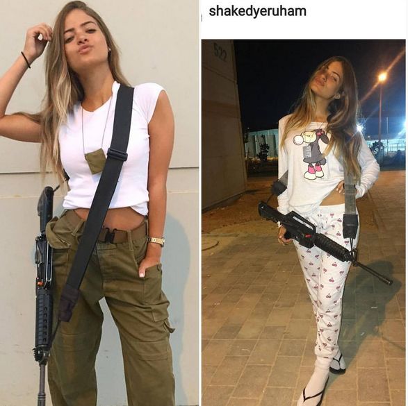 Очаровательные девушки в израильской армии (30 фото)