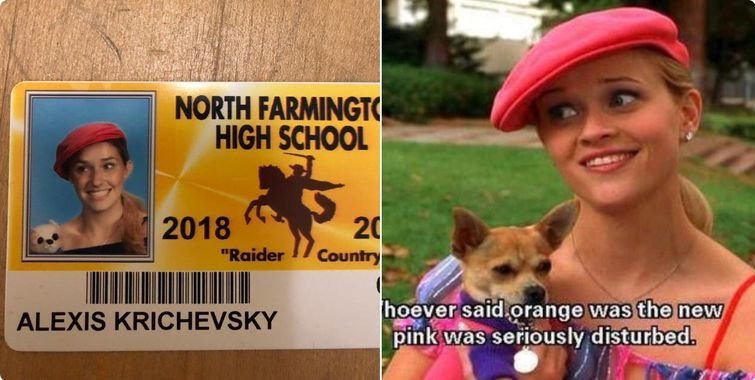 Школьники в Мичигане стали фотографироваться на пропуск в образе звёзд и героев мемов (20 фото)