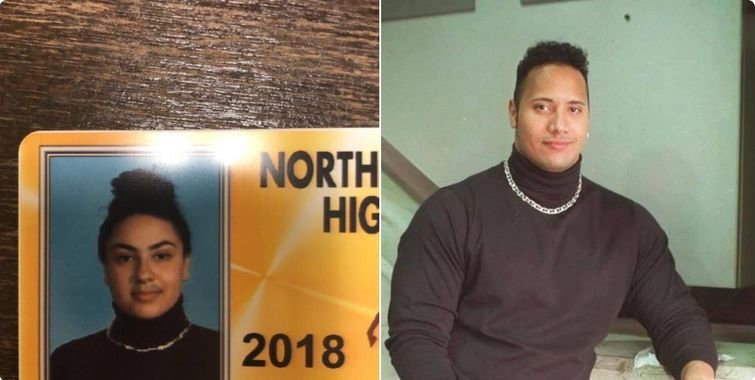 Школьники в Мичигане стали фотографироваться на пропуск в образе звёзд и героев мемов (20 фото)