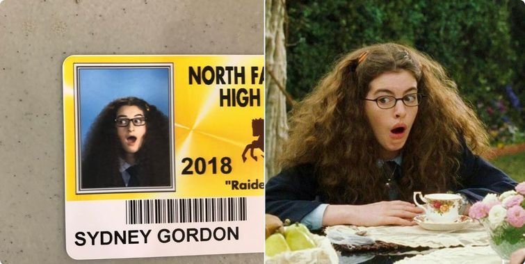 Школьники в Мичигане стали фотографироваться на пропуск в образе звёзд и героев мемов (20 фото)