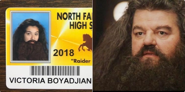 Школьники в Мичигане стали фотографироваться на пропуск в образе звёзд и героев мемов (20 фото)