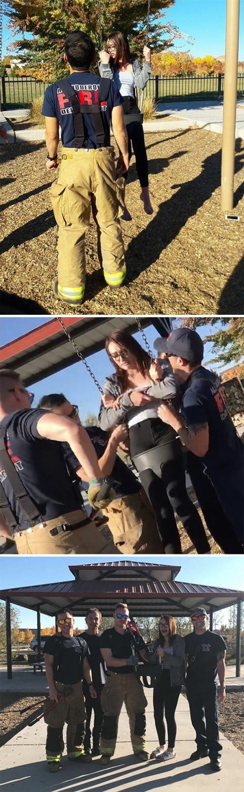 Взрослые игры на детской площадке: смешно и неловко (30 фото) Взрослые игры на детской площадке: смешно и неловко (30 фото)