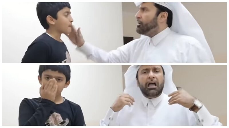 Катарский социолог учит мусульман правильно бить своих жен (4 фото + 1 видео)