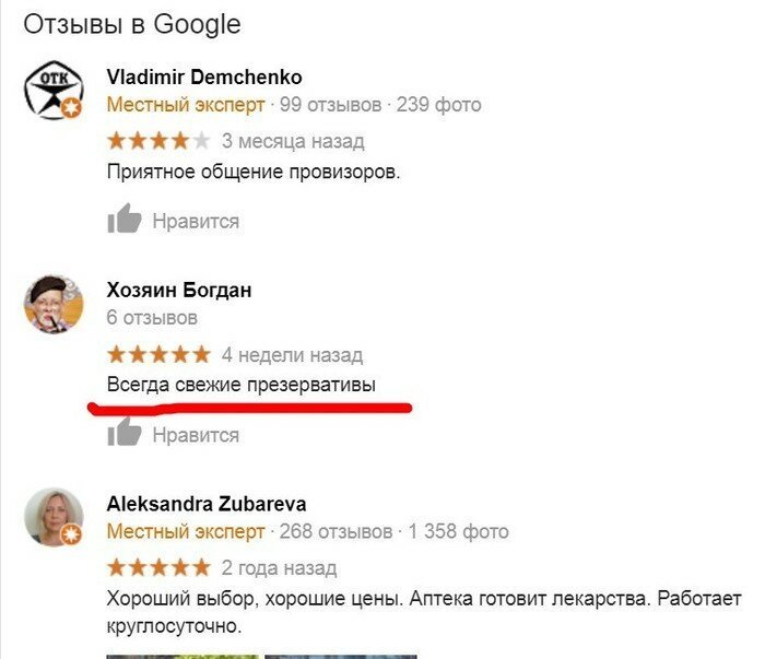 Аптечный юмор.