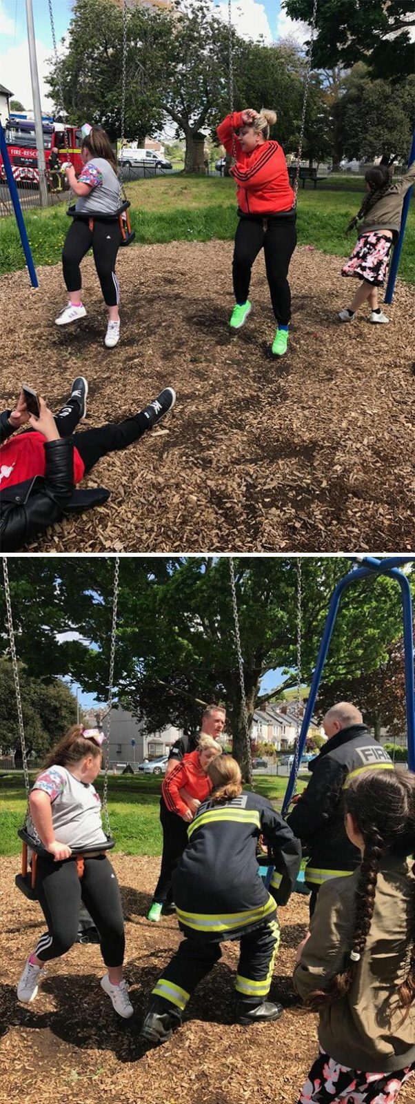 Взрослые игры на детской площадке: смешно и неловко (30 фото) Взрослые игры на детской площадке: смешно и неловко (30 фото)