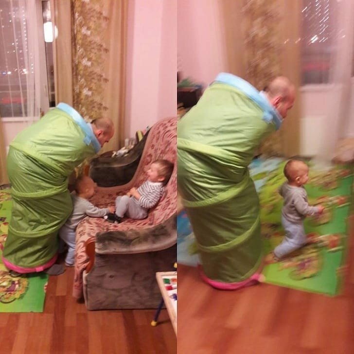 "Папа - это вам не мама!": 25 крутых отцов, которые играючи справляются с воспитанием детей (24 фото + 2 видео) "Папа - это вам не мама!": 25 крутых отцов, которые играючи справляются с воспитанием детей (24 фото + 2 видео)