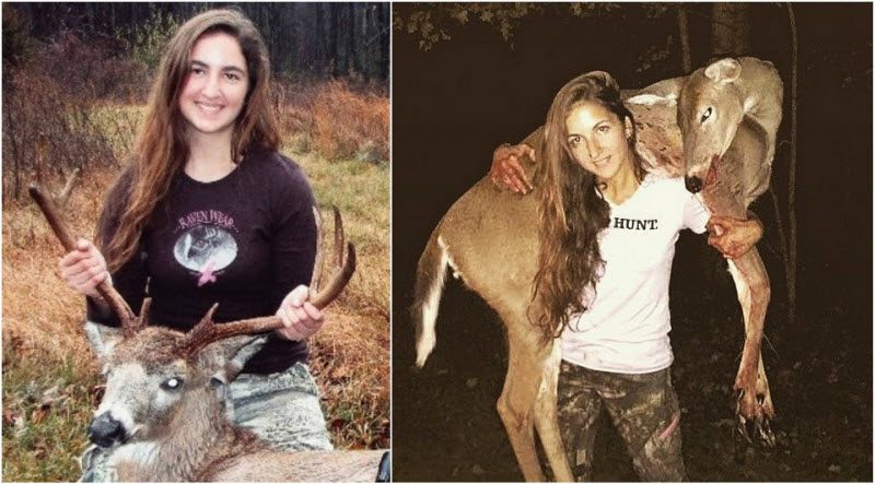 Любительница охоты с луком берет с собой маленькую дочь (14 фото)