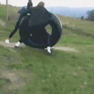 Безумные поступки мужчин (16 гифок)