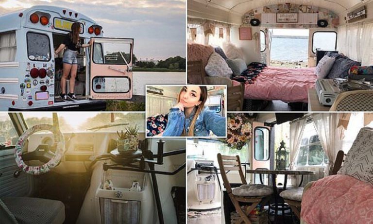 Юная американка предпочла университету жизнь на колесах (13 фото)
