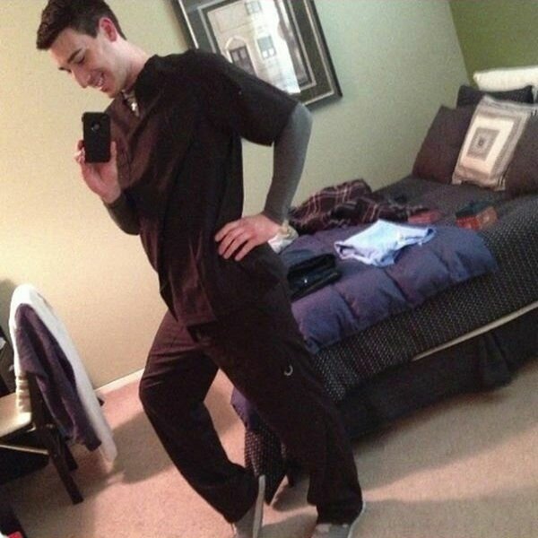 Как бы выглядели парни, если бы фотографировались как девушки (14 фото)