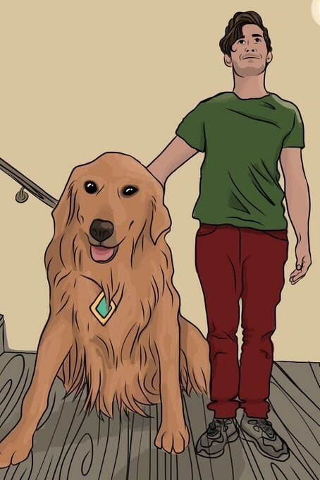 Блогер попросил подписчиков зафотошопить их с собакой, как на картинке, но те устроили смехопанораму (22 фото) Блогер попросил подписчиков зафотошопить их с собакой, как на картинке, но те устроили смехопанораму (22 фото)