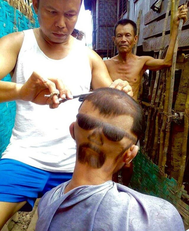 Безжалостный креатив и мастерство парикмахеров (10 фото)