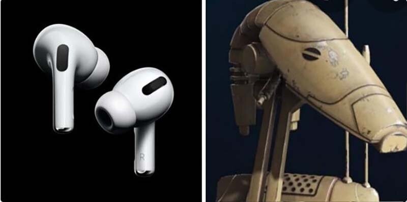 Цыгане на улице предлагают airpods