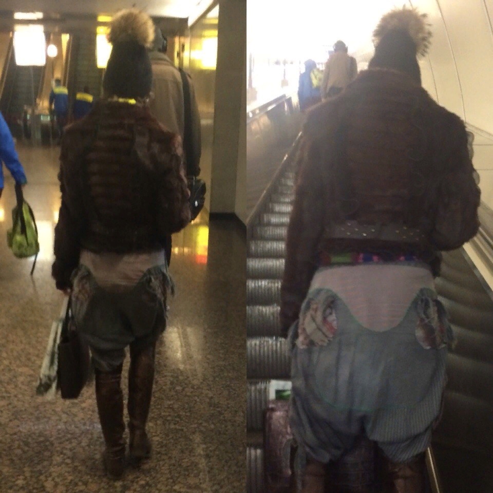 Беспощадная мода обитателей метрополитена (30 фото)