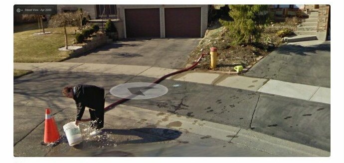 Снимки Google Street View помогают вновь встретиться с любимыми (17 фото)