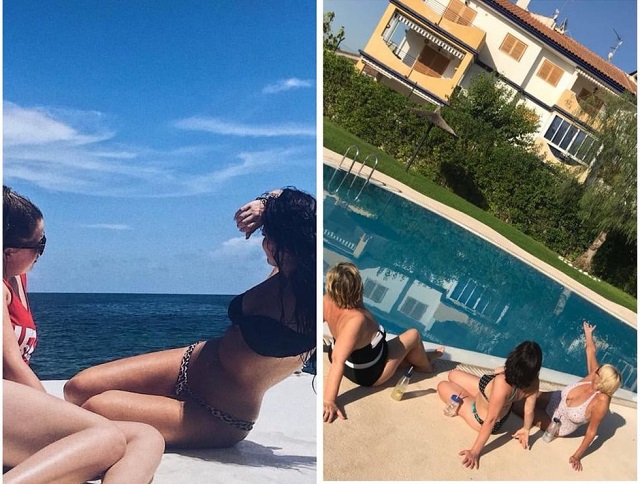 Мама спародировала дочку, повторив ее фотосессию в купальнике (3 фото) Мама спародировала дочку, повторив ее фотосессию в купальнике (3 фото)