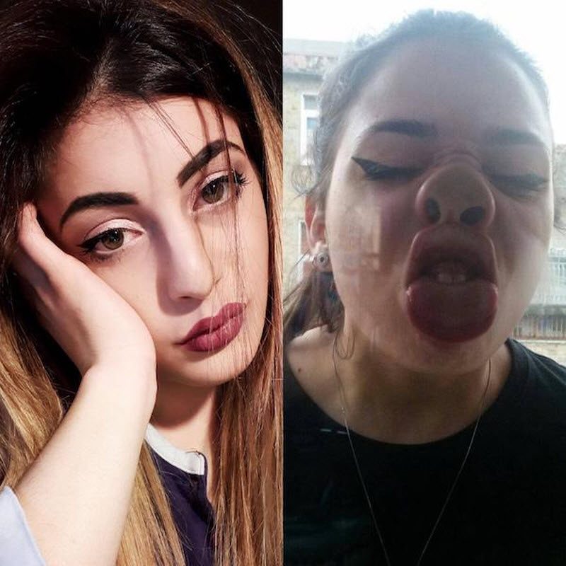 Милые девушки и рожи, которые они строят (20 фото) Милые девушки и рожи, которые они строят (20 фото)