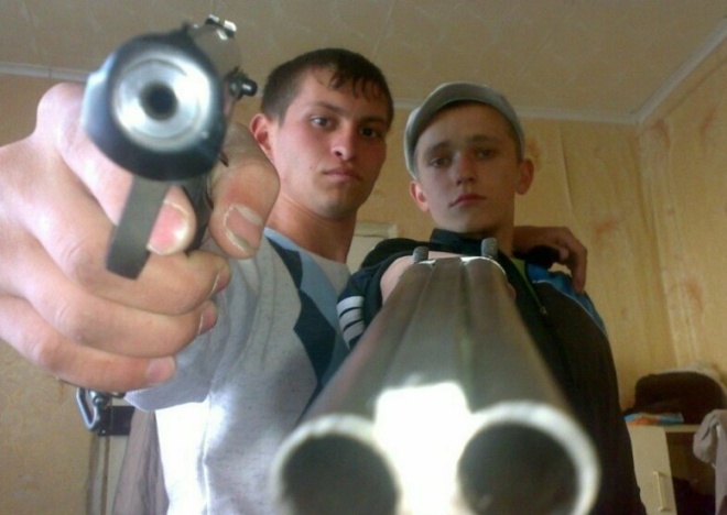 Слишком опасные "бандиты" из социальных сетей (15 фото)