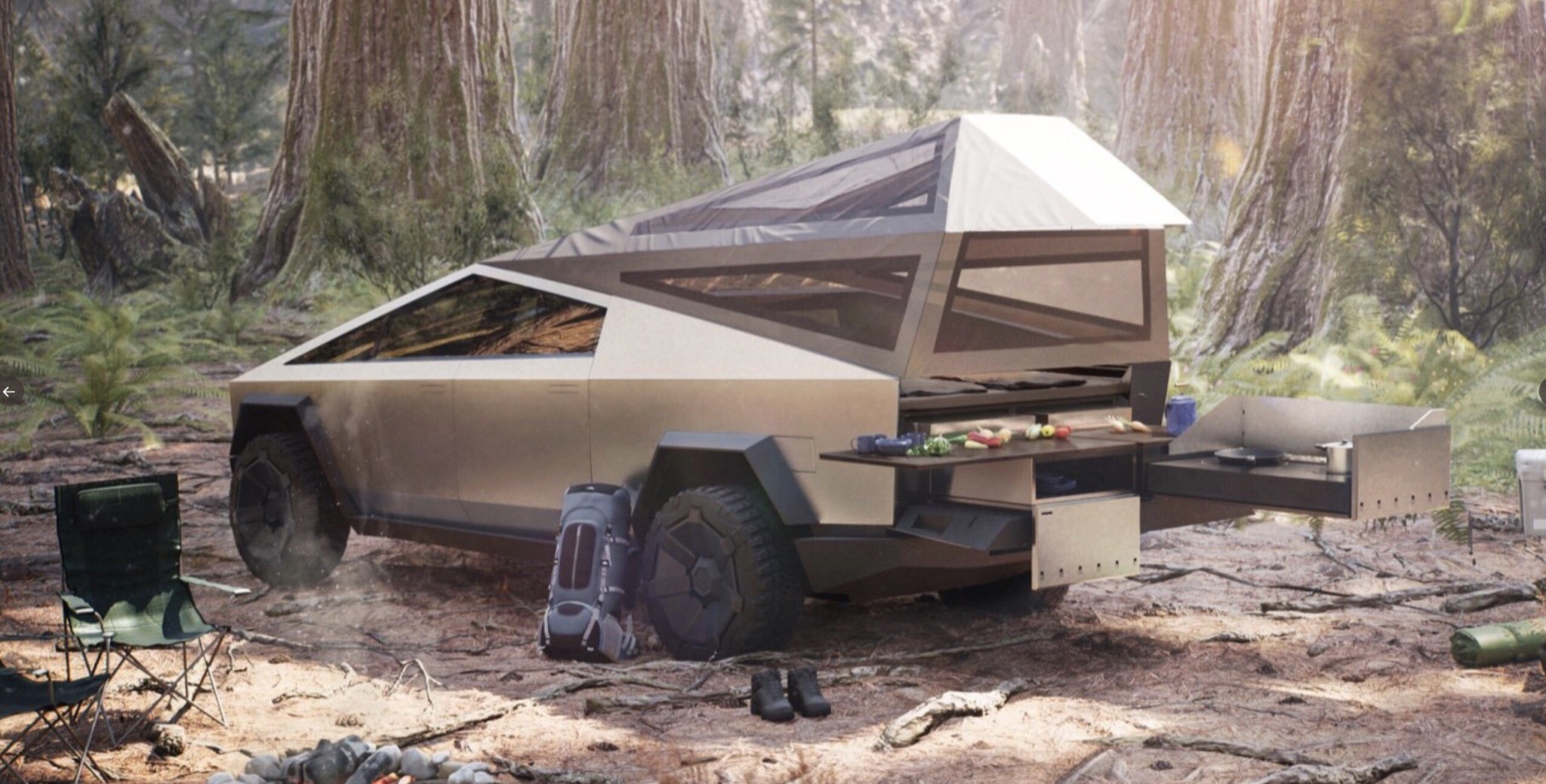 Реакция социальных сетей на новый электрический пикап Tesla Cybertruck (15 фото)