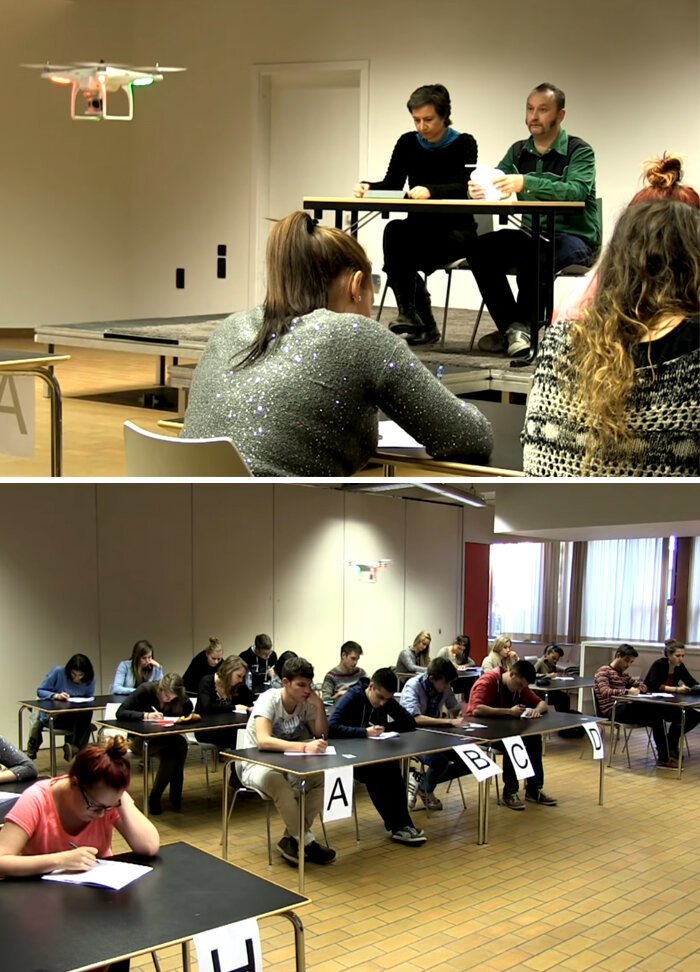 Забавные методы борьбы со списыванием (17 фото)