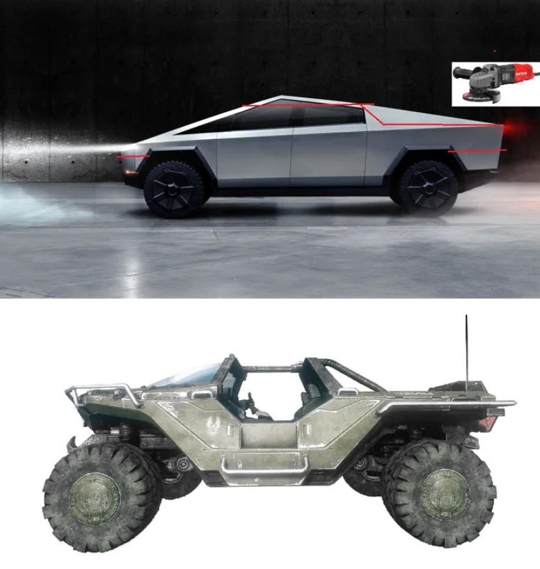 Реакция социальных сетей на новый электрический пикап Tesla Cybertruck (15 фото)