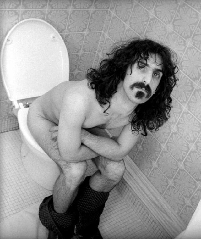 Смешные и странные фотографии Фрэнка Заппы (33 фото)