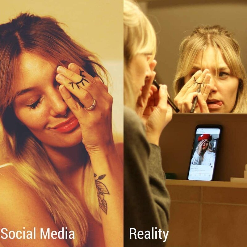 Позитивный инстаграммер показывает правду о фотографиях в социальных сетях (26 фото)