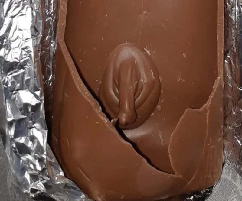 Шоколадный Дед Мороз с небольшим сюрпризом (5 фото)