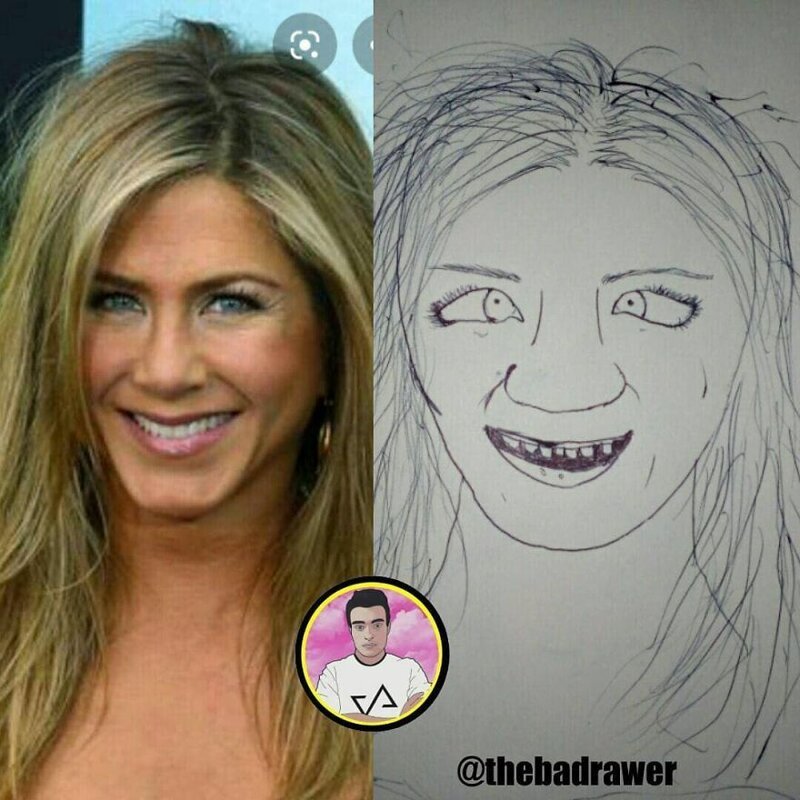 Портреты знаменитостей в исполнении "худшего художника в мире" (38 фото) Портреты знаменитостей в исполнении "худшего художника в мире" (38 фото)