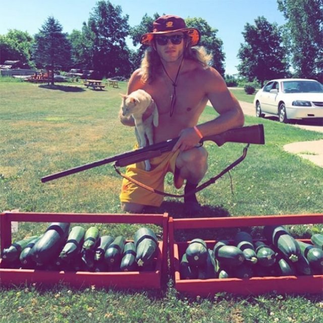 В Сети пользователи показали, как выглядит вегетарианская охота (20 фото)