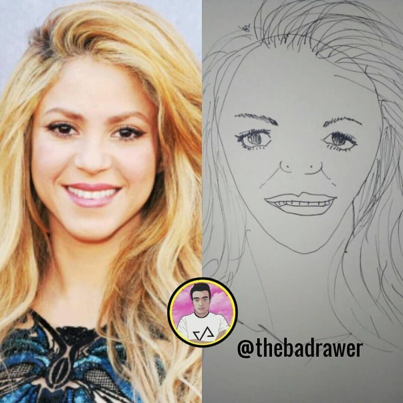 Портреты знаменитостей в исполнении "худшего художника в мире" (38 фото) Портреты знаменитостей в исполнении "худшего художника в мире" (38 фото)