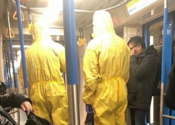 Московское метро подверглось атаке пранкеров от коронавируса (1 фото + 1 видео)