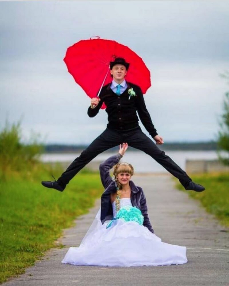 Когда свадебный фотограф творит от души, а получается как всегда (48 фото)