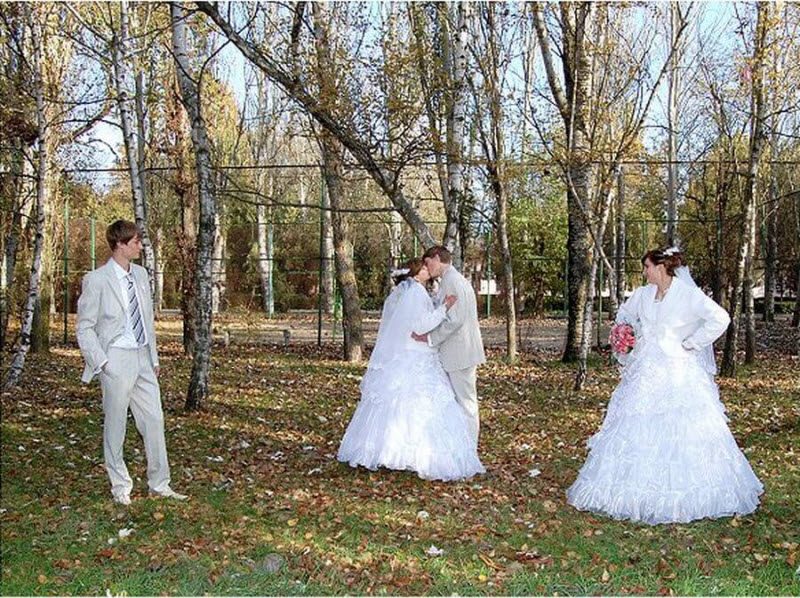 Когда свадебный фотограф творит от души, а получается как всегда (48 фото)