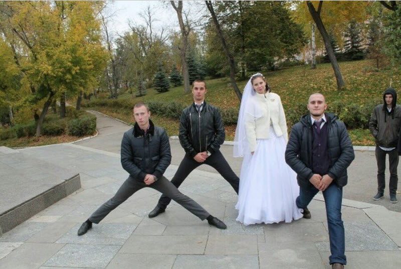 Когда свадебный фотограф творит от души, а получается как всегда (48 фото)