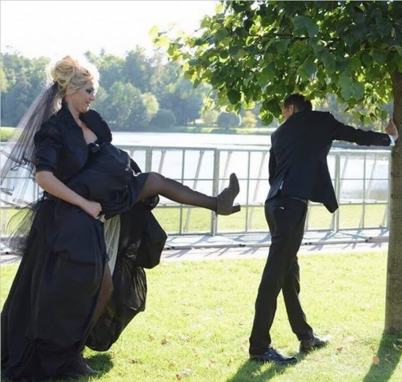 Когда свадебный фотограф творит от души, а получается как всегда (48 фото)