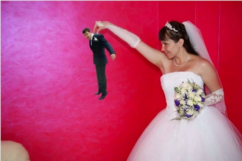 Когда свадебный фотограф творит от души, а получается как всегда (48 фото)