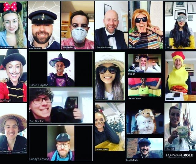 Смешные наряды сотрудников, которым приходится работать дома (10 фото)