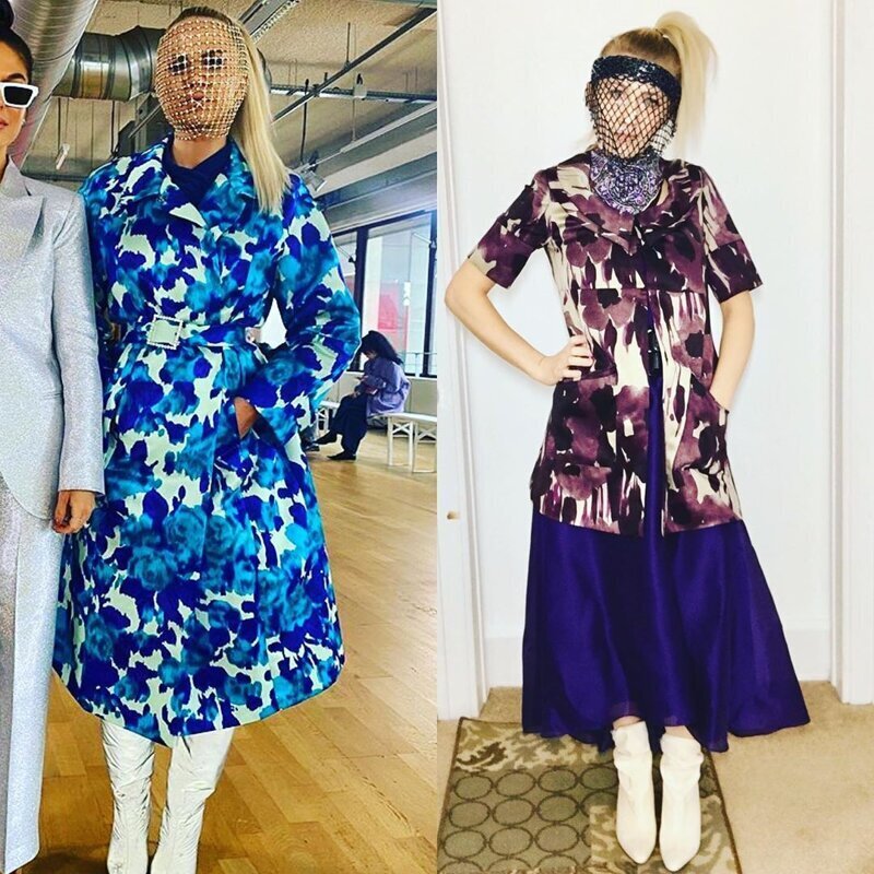 Карантин на стиле: модные образы из подручных материалов (47 фото)