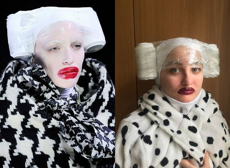 Карантин на стиле: модные образы из подручных материалов (47 фото)