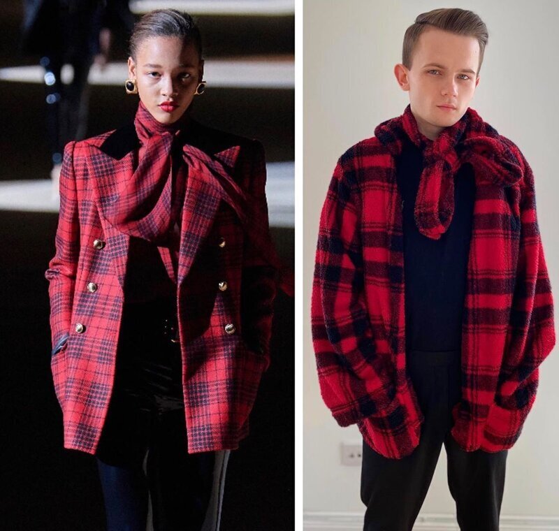 Карантин на стиле: модные образы из подручных материалов (47 фото)