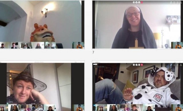 Смешные наряды сотрудников, которым приходится работать дома (10 фото)