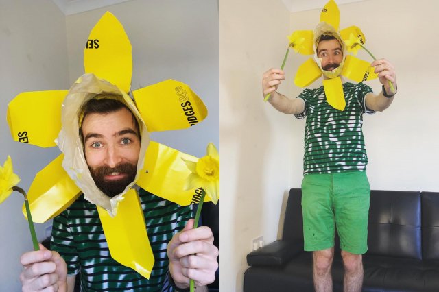 Смешные наряды сотрудников, которым приходится работать дома (10 фото)