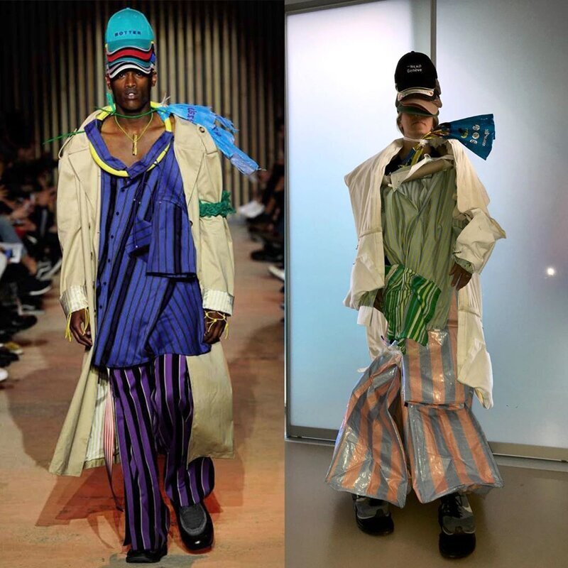 Карантин на стиле: модные образы из подручных материалов (47 фото)