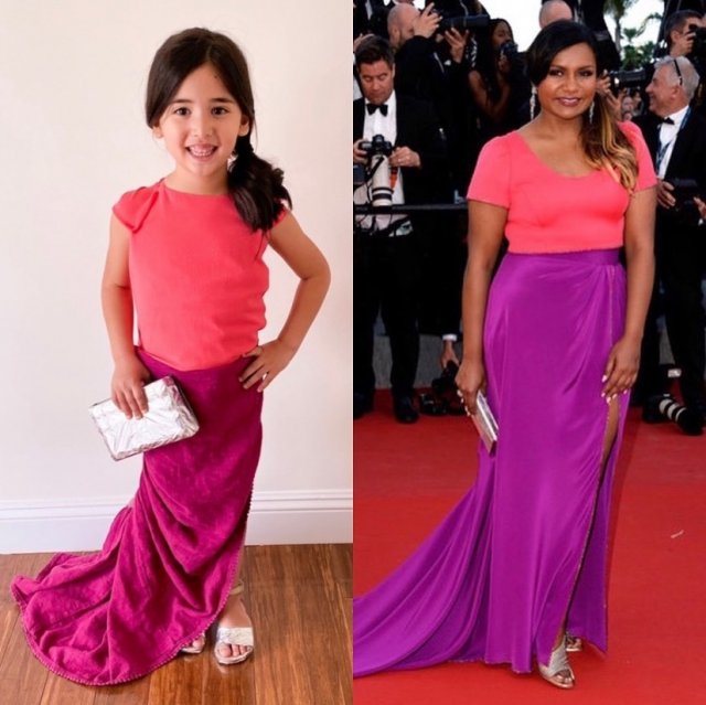 Сестры-малышки Руби и Бруклин Каратс повторяют образы мировых знаменитостей (10 фото)