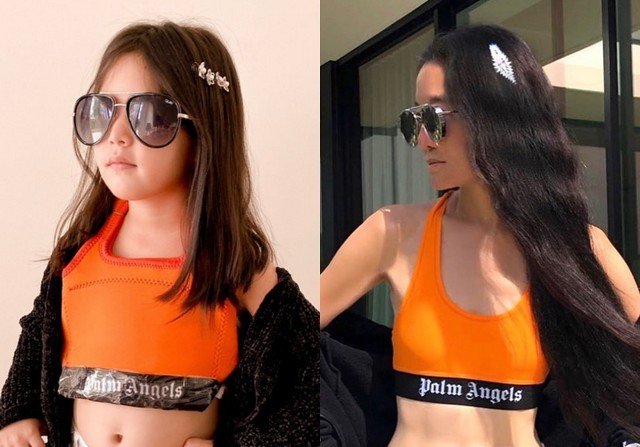 Сестры-малышки Руби и Бруклин Каратс повторяют образы мировых знаменитостей (10 фото)