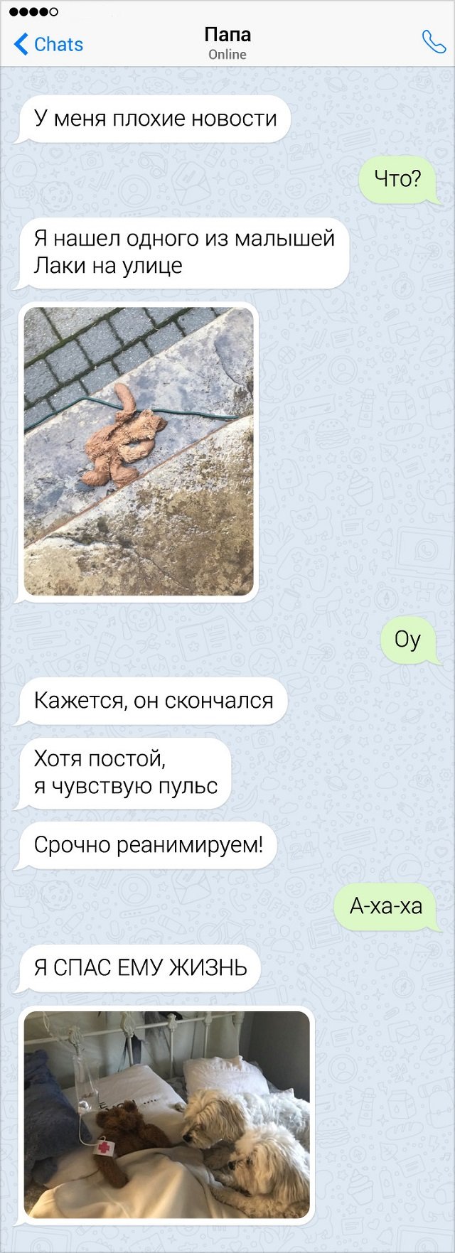 Подборка забавных переписок с родителями (12 фото)