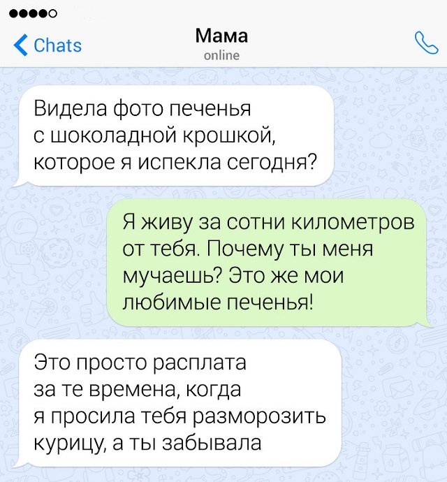 Подборка забавных семейных переписок (13 фото)